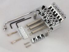 Lizenzierte FLOYD ROSE BRÜCKE CHROM mit 42mm Mutter, Tremoloarm, Schrauben & Federn