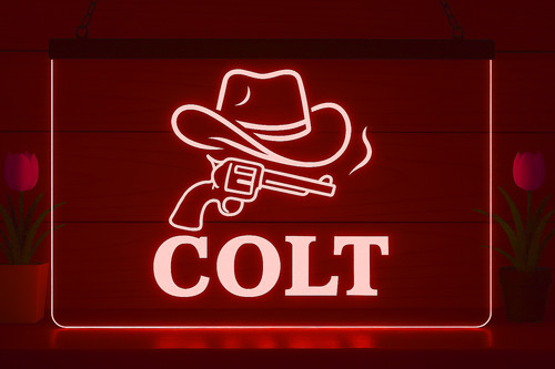 Colt cowboy retro style led - colt,