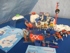 9055 9057 Polar Station Snowmobil kanone Figuren Hundeschlitten Playmobil 8785