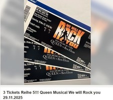 Musical  WE WILL ROCK YOU! Queen -Musical in Stuttgart am 29.11.2025!