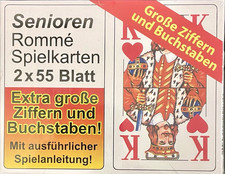 Rommé Spielkarten für