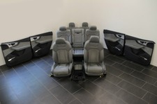 Org Audi Q7 4M Innenausstattung Leder Alcantara Sport Sitze 7 Sitzer Memory grau