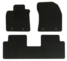Velours Fußmatten für Toyota Avensis III Bj. 2009 - 2018 Automatten BASIC 3-tlg.