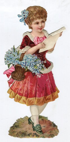 Glanzbilder oblaten scraps - oblaten,