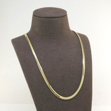 Kette flache Schlangenkette Schlange 585/ -14k. Gelbgold ca. 55 cm, 3,5 mm 1324