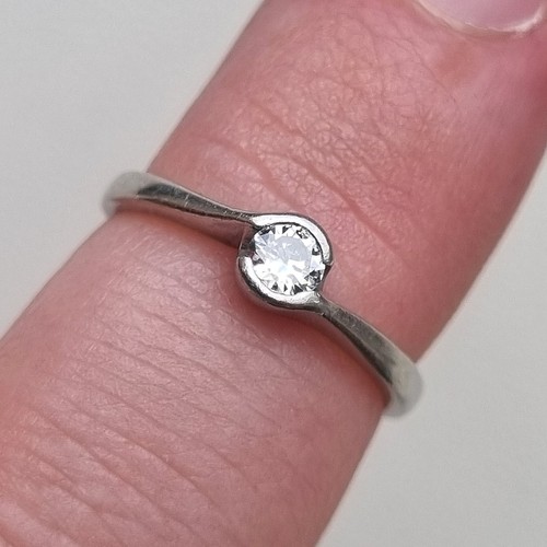 Gepunzt 950 platin 15ct - platin, 0,15ct