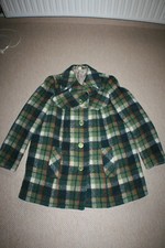 Retro DDR Mantel kariert m88 - jetzt GR. 42 - VEB Bekleidungswerk Zwickau