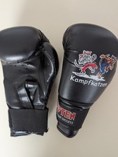 Original Top Ten 6OZ Boxhandschuhe Kinder Schwarz 