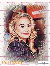 Adele--693- -Druck auf Postkarte ohne Autogramm