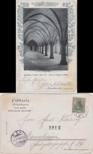 Ansichtskarte Lübeck Das Rathaus - Laubengang am Markt 1906