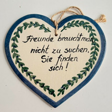 Herz Deko Landhaus Keramik