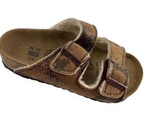 Birkis  Kinder Jungen Pantoletten  Braun Gr.26 schmale Weite