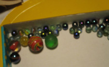 Glasmurmeln  insgesammt 37 Stück   gebraucht 5 große 32 kleine 