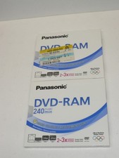2x Panasonic DVD-RAM Catridge