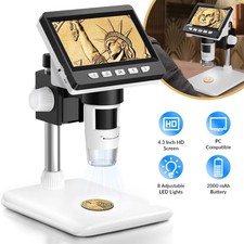 Digitales Mikroskop 1000X Münzmikroskop Mikroskopkamera mit LED-Beleuchtungen