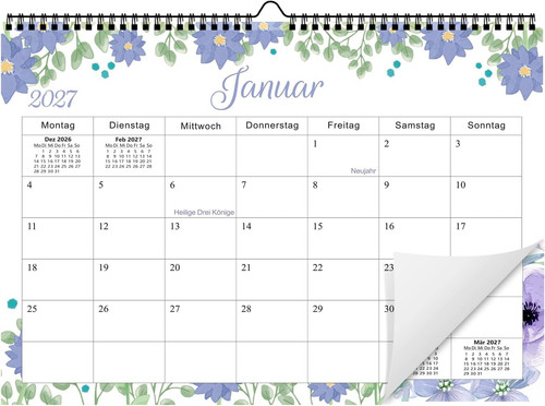 Kalender 2027 wandkalender - 2027, a4