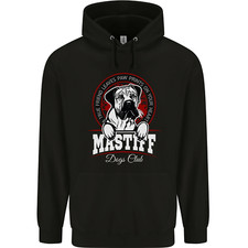 Bulldogge Herz Lustige Hund Herren Kapuzenpullover