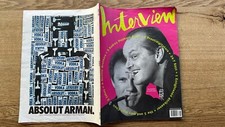 INTERVIEW Magazin 08 / 1990 Jack Nicholson Harvey Keitel / Andy Warhol