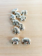 5 x Elefanten Metallperlen ♥