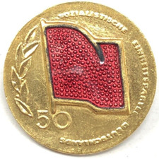 SED DDR Abzeichen 50 Jahre