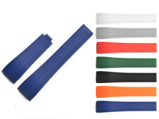 UHRENARMBAND PREMIUM KAUTSCHUK GUMMI 20 MM FIT FOR ROLEX DEPLOYMENT CLASP