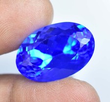 Natürlich Glänzend Blau