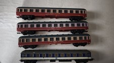 H0 Lima 3 Schnellzugwagen TransEuropExpress und 1 Schnellzugwagen DB Blau/ Beige