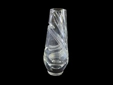 Vintage Bleikristall Glas Vase