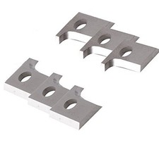 Hebrock Kombi-Fräsmesser R 2,5mm für 8 mm Maschine 6 Stück Made in Germany