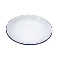 HENDI Teller Tief Blauer Rand