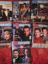 TV HIGHLIGHTS MAGAZIN KONVOLUT KOMPLETT  MIT ALLEN SAMMLER KARTEN  VIDEO COVER!!