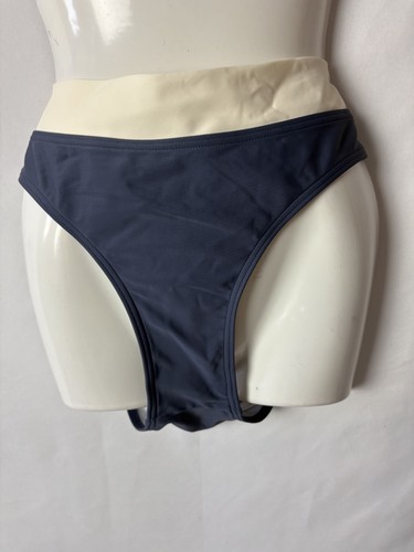 Bikinihose blau creme von