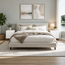 2x Nachttisch Hochglanz Weiß