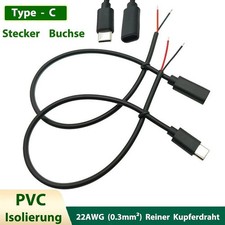 Type C Kabel Stromkabel