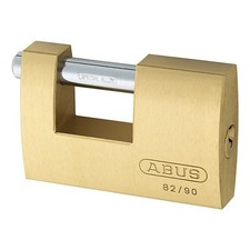 82/90 90 mm Monoblock Messing Verschluss Vorhängeschloss - ABUS 32442