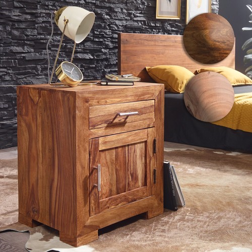 Finebuy nachttisch massivholz - nachttisch,