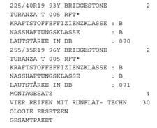 Sommerräder 19 BMW G20 (Felgen+Reifen); ein Rad/Reifen womöglich defekt