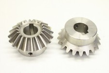 2x  20 Zähne Ø63mm Kegelrad Zahnrad Stirnrad Motor Welle 8