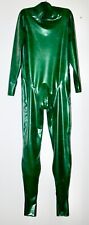 Latex Rubber Herren grün metallic Catsuit neu L fantastic Qual no Simon, Demask