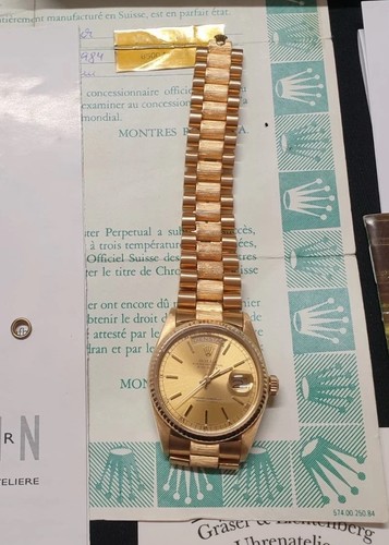 Rolex day date - 18038, 18k