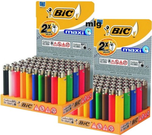100 bic maxi feuerzeuge - 100, 2