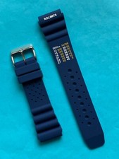 Uhrband Diver wasserfest 22 mm blau Ersatzband  Uhrenarmband Taucherband E