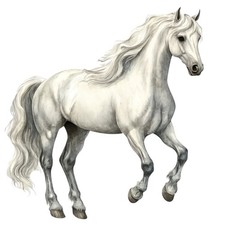 100x Stickers Horse