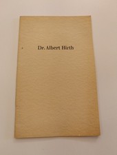 Original Heft Albert Hirth Flugzeug Motoren Nachruf N11 1935 Stuttgart 