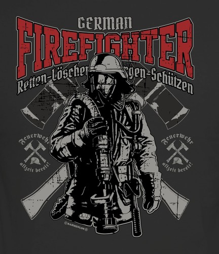 Feuerwehr shirt german - feuerwehr, t-shirt