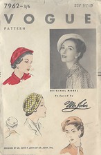 1953 Vintage Vogue Nähen