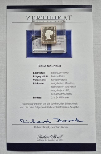 Briefmarke 999 silber - briefmarke,