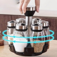 Drehbares Gewürzregal Glas