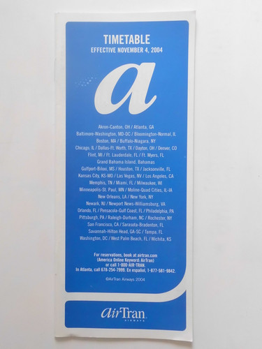 System timetable airtran - timetable,