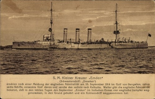 Deutsches kriegsschiff sm - ak,